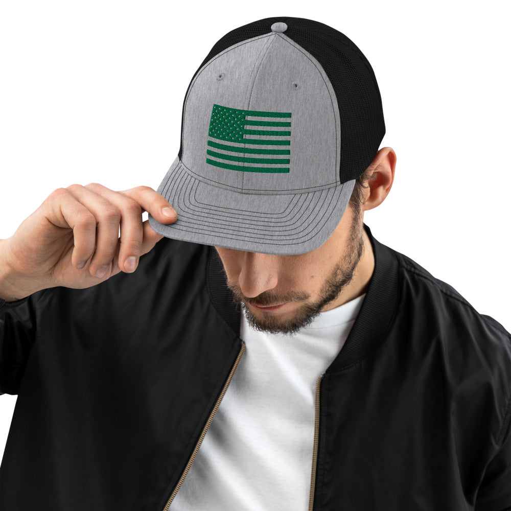 Stars & Stripes Trucker Cap - St. Patrick's Day Limited Edition