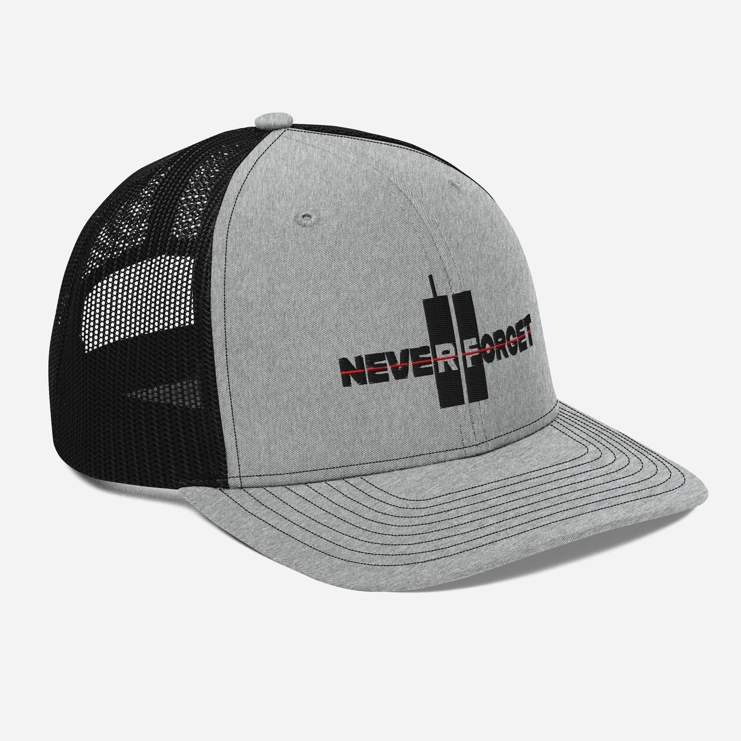 Niemals vergessen 9.11.01 Thin Red Line Richardson R112 Trucker Cap