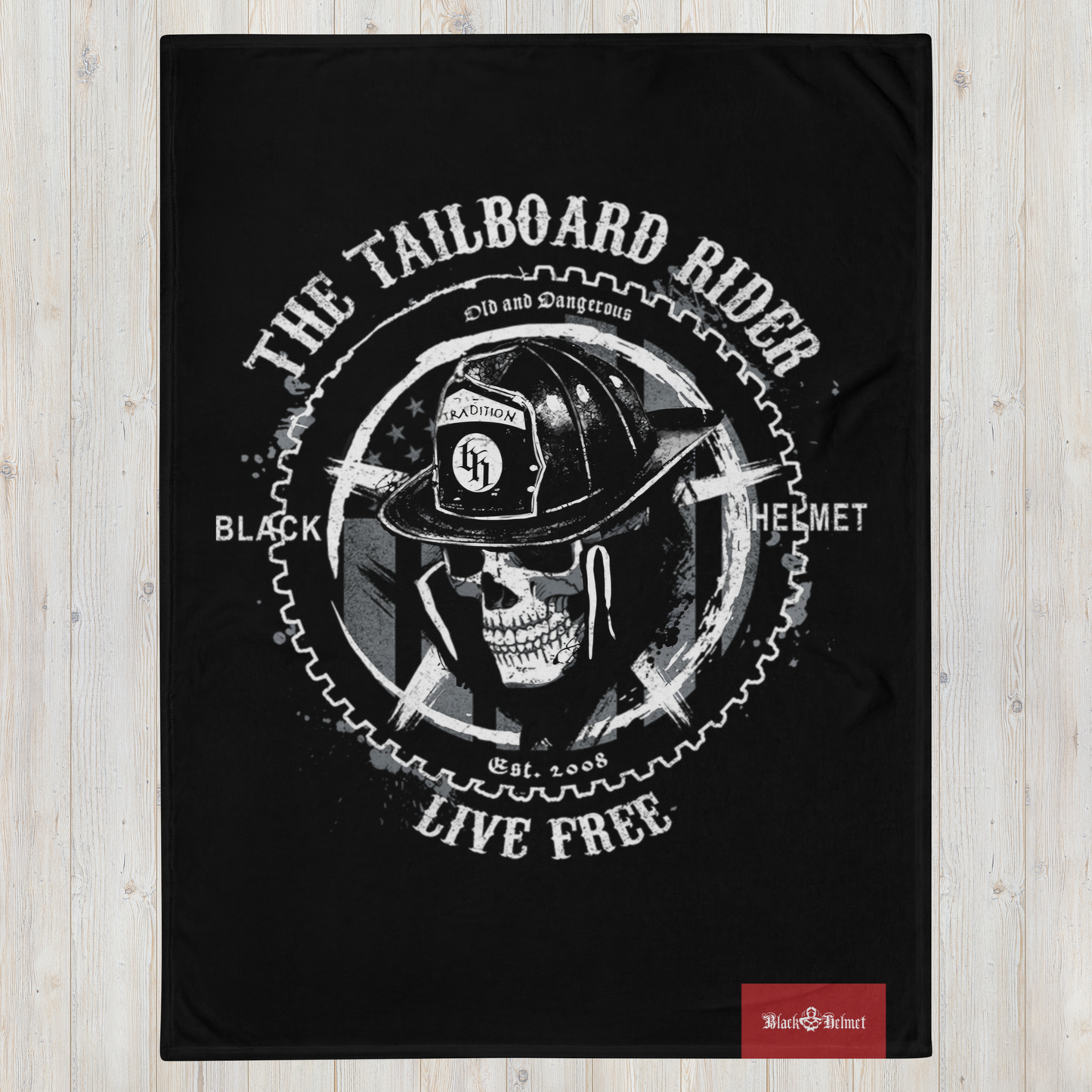 Tailboard Rider Throw Blanket