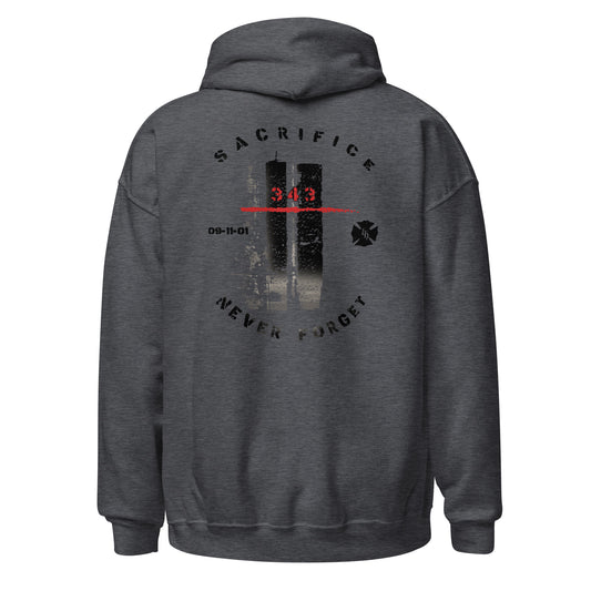 9/11 Niemals vergessen 343 Twin Towers Kapuzenpullover