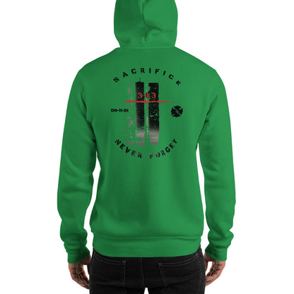 9/11 Never Forget 343 Twin Towers Hoodie