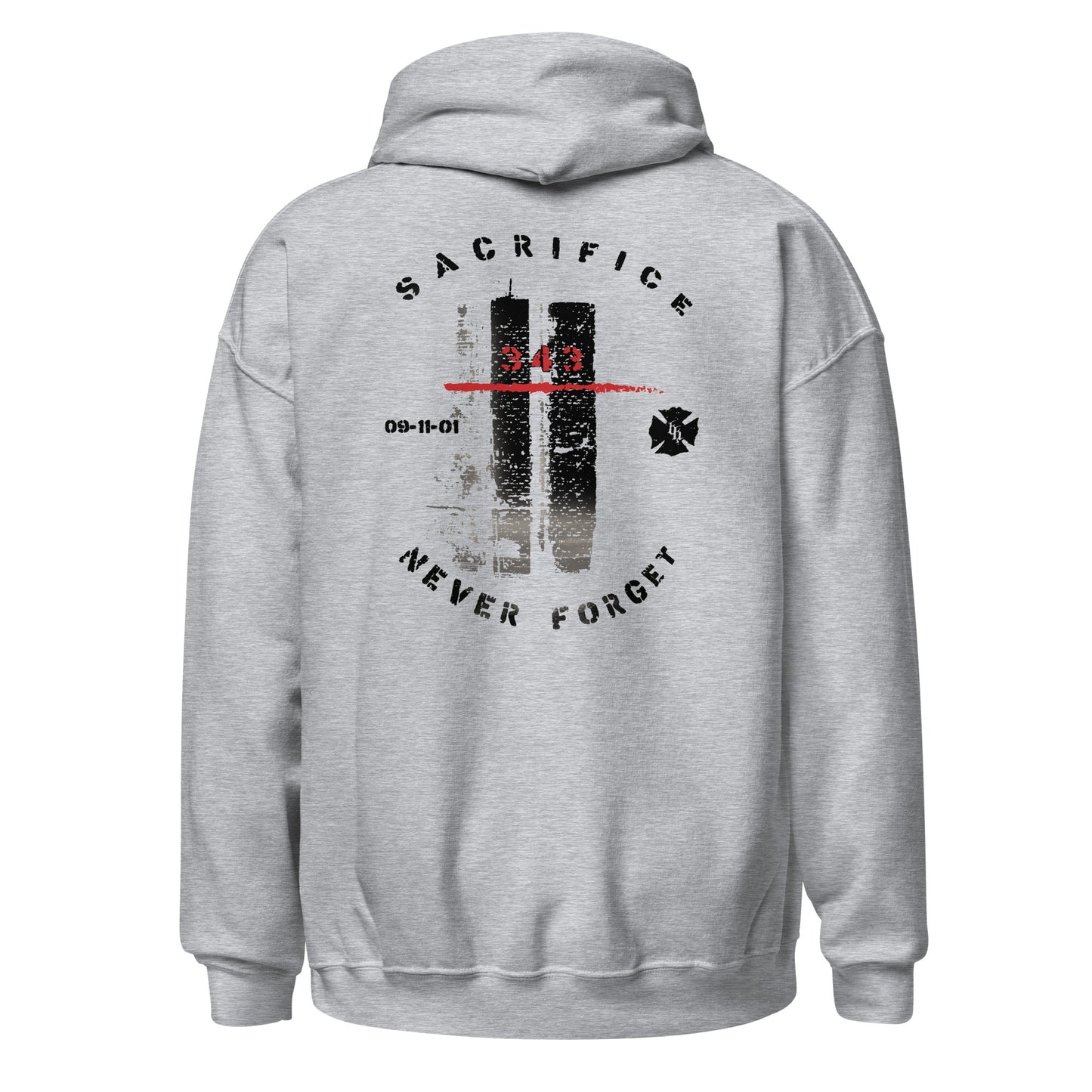 9/11 Never Forget 343 Twin Towers Hoodie