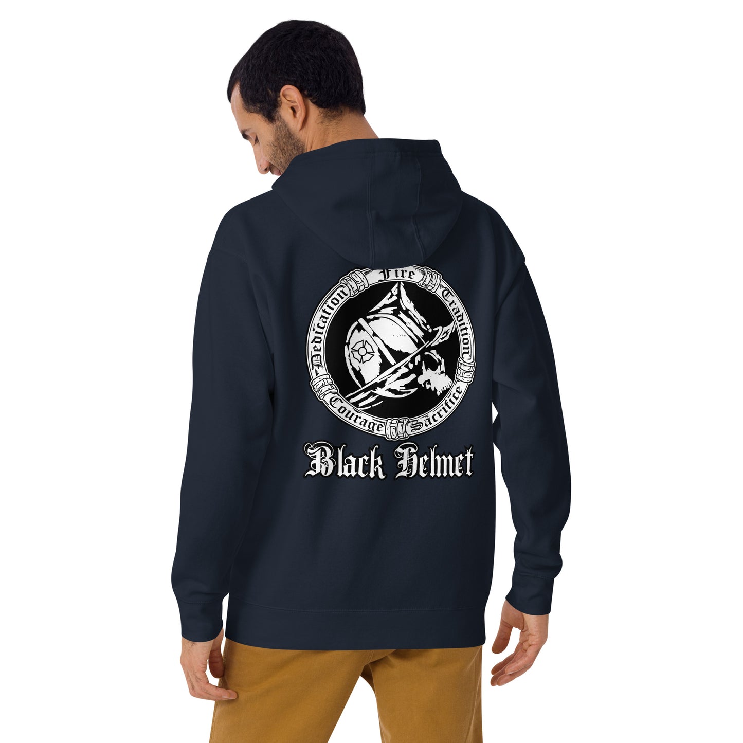 Fight Fire Dedication, Tradition, Sacrifice and Courage Premium Hoodie | Cotton Heritage