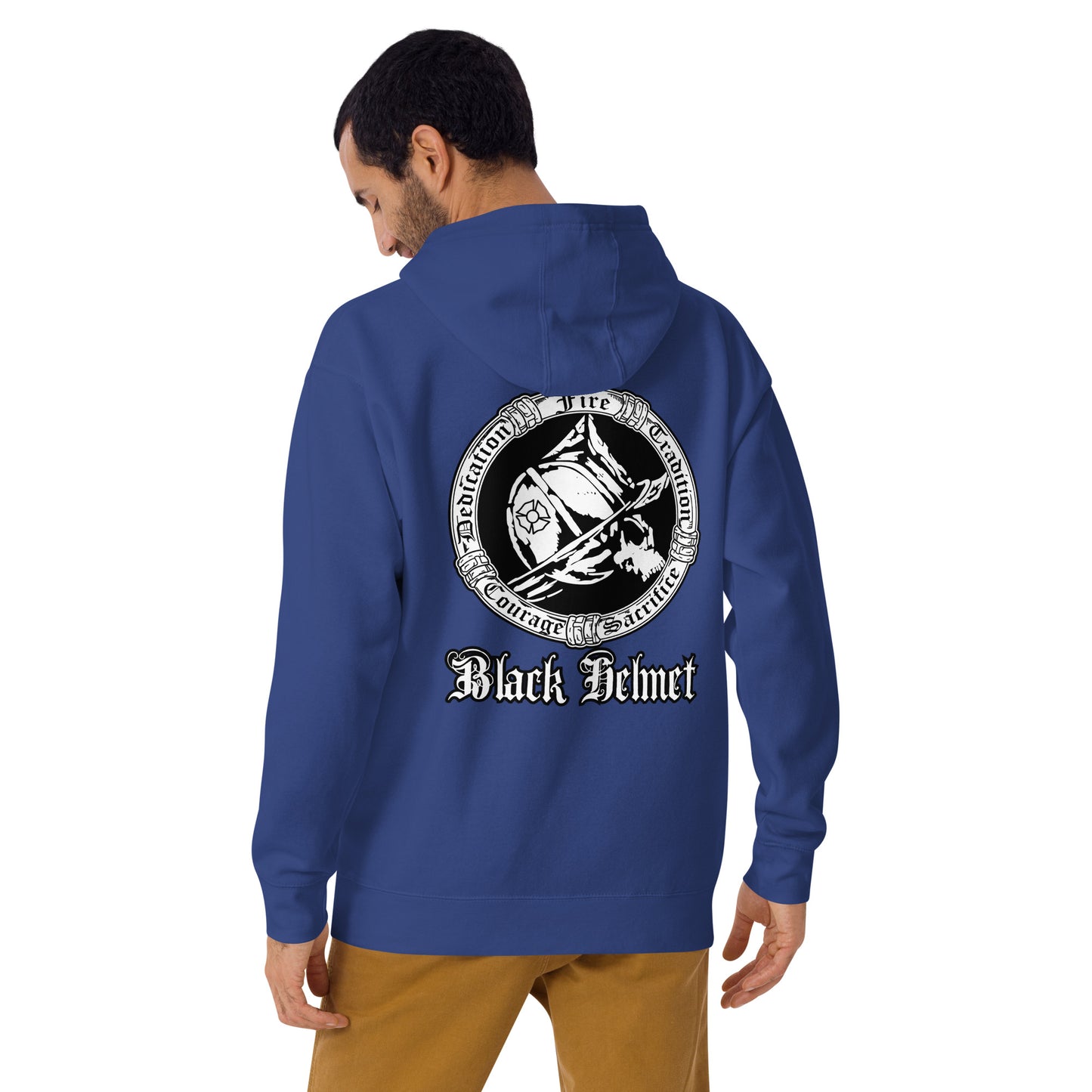 Fight Fire Dedication, Tradition, Sacrifice and Courage Premium Hoodie | Cotton Heritage
