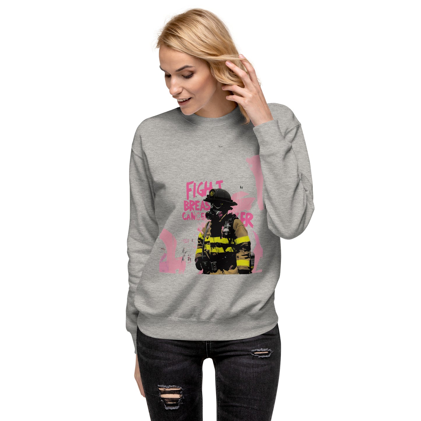 Fight Breast Cancer 2024 Unisex Premium Sweatshirt