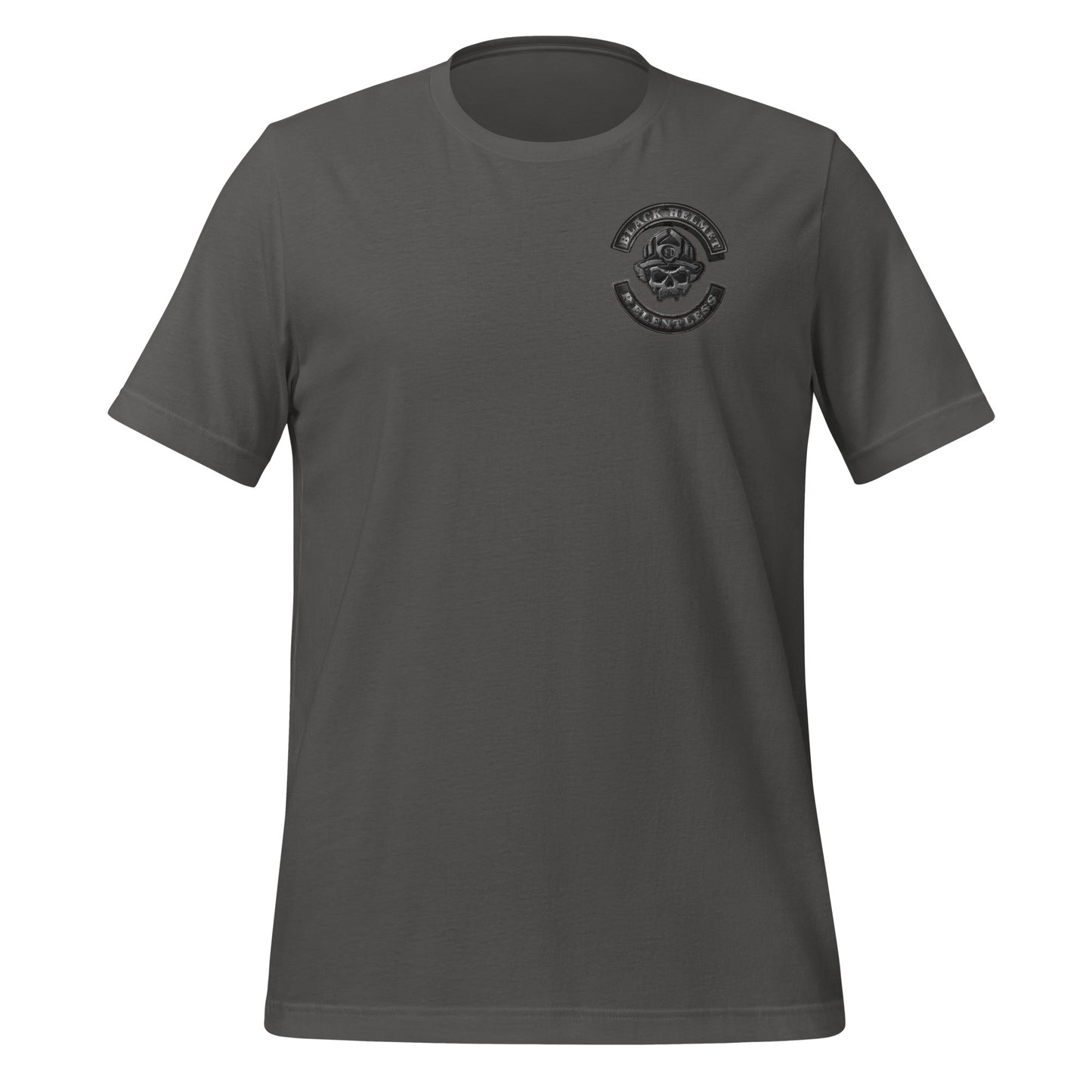Schwarzer Helm Relentless Biker Premium T-Shirt