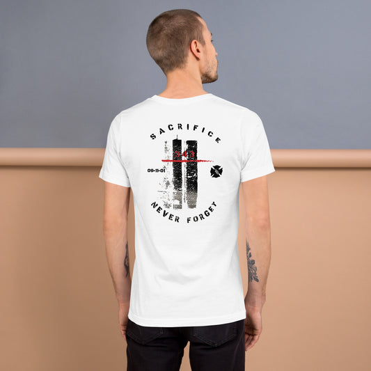 9/11 Never Forget 343 Twin Towers Premium Tee