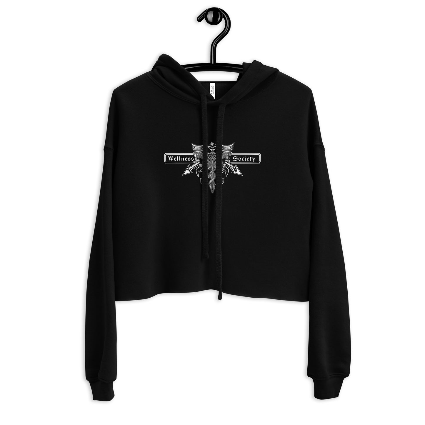 Wellness Society Cropped Workout Hoodie