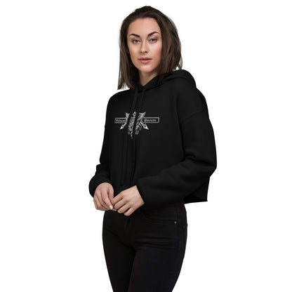 Wellness Society Cropped Workout Hoodie