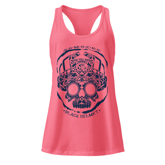 Bomberos Dusk To Dawn Fitted Racerback Tank